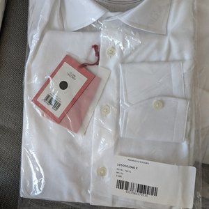Thomas Pink White Dress Shirt 15/38R Twill and Regular